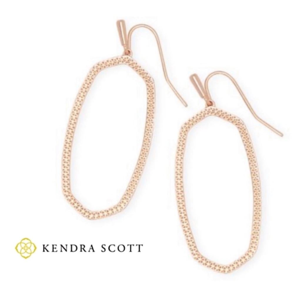 NEW Kendra Scott Open Frame Statement Earrings